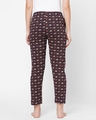 Shop Women's Brown & Blue All Over Printed Lounge Pants-Design