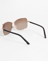 Shop Women's Brown Butterfly Polarised Lens Sunglasses