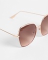 Shop Women's Brown Butterfly Polarised Lens Sunglasses