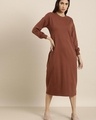 Shop Women's Brown Dress-Front