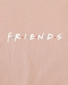 Shop Women's Brown Friends logo Graphic Printed Short Top