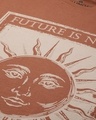 Shop Women's Brown Graphic Print T-shirt-Full
