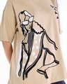 Shop Women's Brown Have Class Graphic Printed Oversized T-shirt