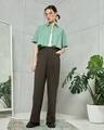 Shop Women's Brown Korean Pants-Full