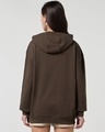 Shop Women's Brown Oversized Hoodies-Full