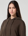 Shop Women's Brown Oversized Hoodies