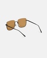 Shop Women's Brown Oversized Polarised Lens Sunglasses