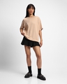 Shop Women's Brown Oversized T-shirt