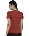 Shop Women's Brown Slim Fit T-shirt-Design