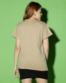Shop Women's Brown Snoopy Dog Graphic Printed Boyfriend T-shirt-Design