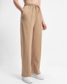 Shop Women's Brown Trackpants-Front