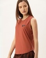 Shop Women's Brown Solid T-shirt-Design