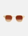 Shop Women's Brown Square Polarised Lens Sunglasses-Design