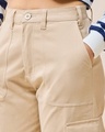 Shop Women's Brown Straight Cargo Pants