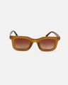 Shop Women's Brown Wayfarer Polarised Lens Sunglasses-Design
