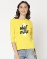 Shop Women's Brush Stroke Whatever 3/4th Sleeve T-shirt-Front