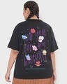 Shop Women's Black BTS My Universe Graphic Printed Plus Size Oversized T-shirt-Design