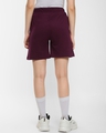 Shop Women's Maroon Shorts-Full