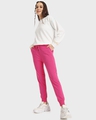 Shop Women's Pink Joggers-Full