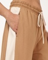 Shop Women's Camel Brown Wide Leg Track Pants