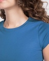 Shop Women's Cap Sleeve Plain T-Shirt Dress