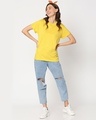 Shop Women's Ceylon Yellow Boyfriend T-shirt-Design