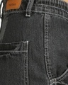 Shop Women's Charcoal Black Straight Fit Carpenter Jeans