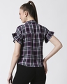 Shop Women's Checks Shirt Tie Up Top-Full