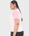 Shop Women's Cheeky Pink Don't Bother Typography Plus Size T-shirt-Design