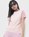 Shop Women's Cheeky Pink Don't Bother Typography T-Shirt-Front