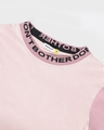 Shop Women's Cheeky Pink Don't Bother Typography T-Shirt