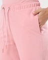 Shop Women's Cheeky Pink Joggers-Full