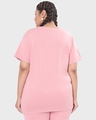 Shop Women's Cheeky Pink Boyfriend Plus Size T-shirt-Design