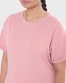 Shop Women's Cheeky Pink Boyfriend Plus Size T-shirt