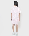 Shop Women's Cheeky Pink Tie & Dye Super Loose Fit Dress-Design