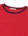 Shop Women's Chili Pepper Varsity Half Sleeve Round Neck T-shirt