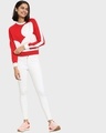 Shop Women's Color Block Flat Knit Sweater-Full