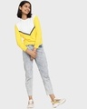 Shop Women's Color Block Flat Knit Sweater-Full