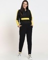 Shop Women's Yellow & Black Color Block Windcheater Jacket-Full