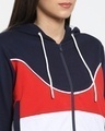 Shop Women's Color Block Zipper Hoodie