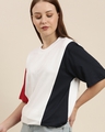 Shop Women's Colourblocked Oversized T-Shirt-Design