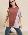 Shop Women's Colourblocked Oversized T-Shirt