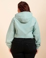 Shop Women's Cool Mint Plus Size Windcheater Jacket-Design