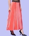 Shop Women's Coral Pink Pleated Skirts-Design