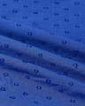 Shop Women's Cotton Swiss Dot Dobby Sleeveless Classic Blue Kurta with Belt Tie Up