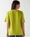 Shop Women's Cress Green Siren Shell Graphic Printed Oversized T-shirt-Full
