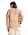 Shop Women's Crystal Rose Oversized Crochet Sweater-Full