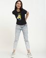 Shop Women's Current Mood Minion Graphic Printed Slim Fit T-shirt-Design