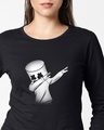 Shop Women's Dab Marshmello Boyfriend T-shirt-Front