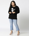 Shop Women's Dab Marshmello Full Sleeves Printed T-shirt Plus Size-Design